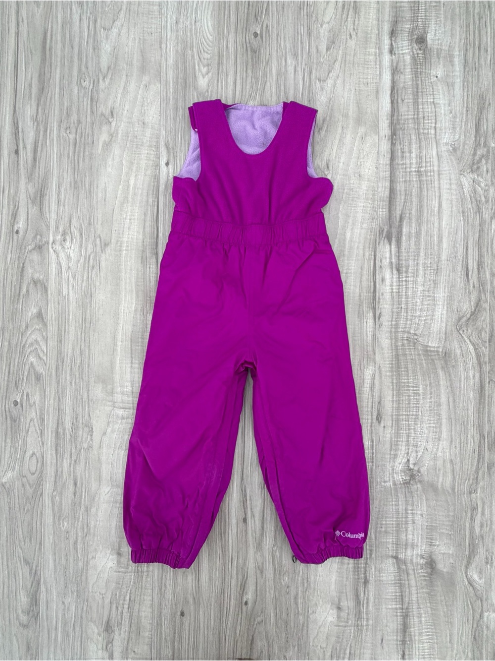 Columbia Sportswear toddler fleece-lined snow bib overalls